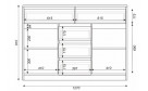 Комод 2Д5Ш (кашемир) - Фото_1